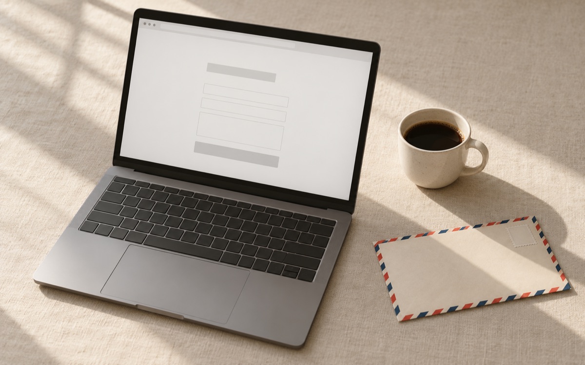 Contact page open in a browser