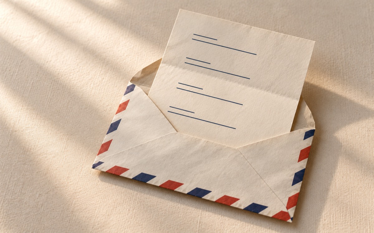 Email listing the form fields